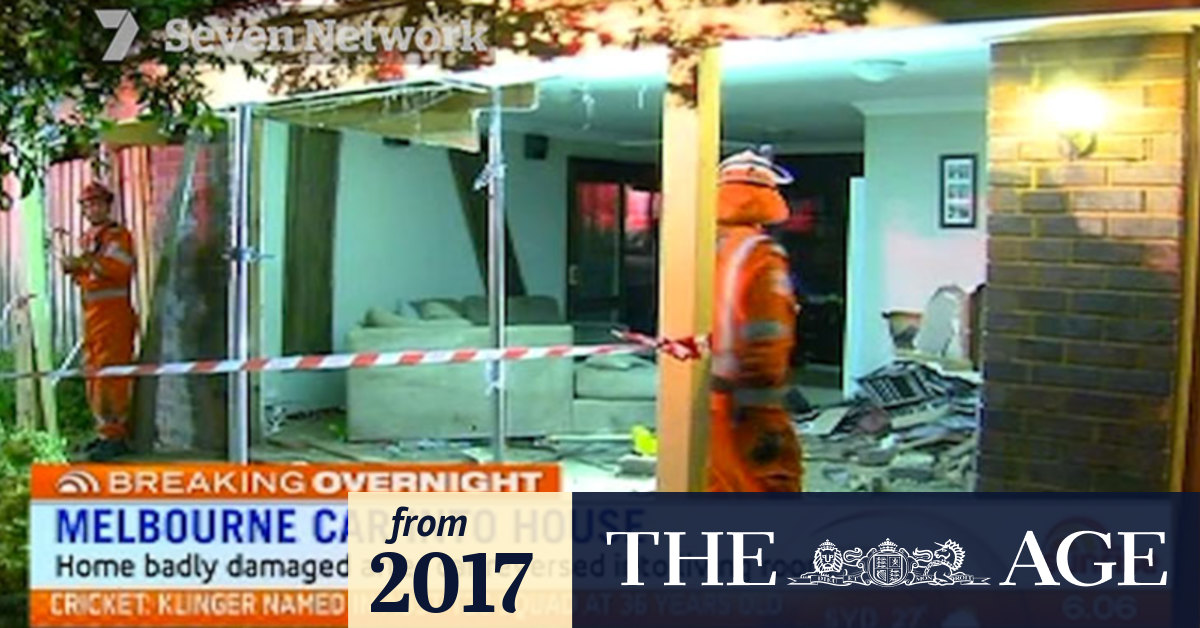 Video Car ploughs into Melton West home